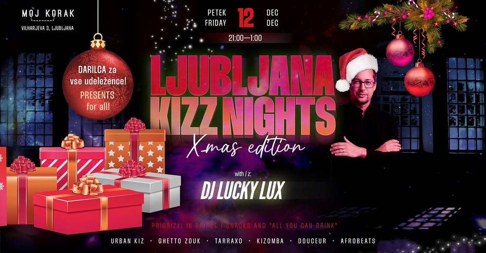 You are currently viewing Ljubljana KIZZ nights – X-mas edition